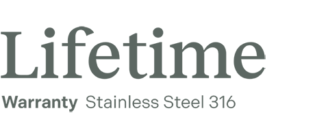 Lifetime Stainless Steel 316 Warranty